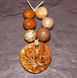 Ceramic Beads & Pendant